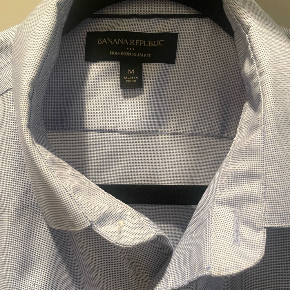 Banana Republic Men's Light Blue Dress Shirt